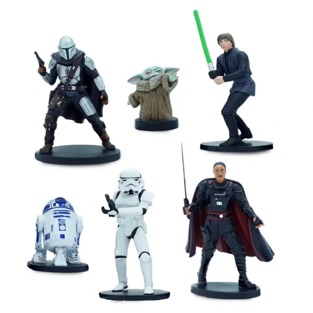 New Disney Parks Star Wars Mandalorian Figurine Set! - Picture 2 of 5